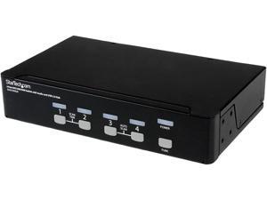 StarTech.com SV431DVIUAHR 4 Port High Resolution USB DVI Dual Link KVM Switch with Audio StarTech.com SV431DVIUAHR 4 Port High Resolution USB DVI Dual Link KVM Switch with Audio
