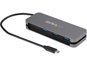StarTech.com HB30CM3A1CB 4 Port USB C Hub - 3x USB-A/1x USB-C - 5Gbps USB 3.0 Type-C Hub (3.2/3.1 Gen 1) - Bus Powered - Portable USB-C to USB-A Adapter Hub - 11.2" (28.5cm) Cable w/Cable Management