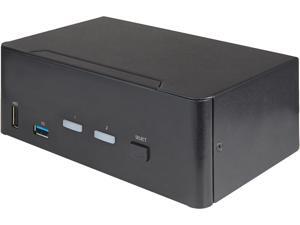 2 Port Dual Monitor HDMI KVM Switch, 4K 60Hz Ultra HD HDR, Desktop 4K HDMI 2.0 KVM Switch with 2 Port USB 3.0 Hub (5Gbps) & 4x USB 2.0 HID Port, Audio, Hotkey Switching, TAA - KVM with Fast Switching 2 Port Dual Monitor HDMI KVM Switch, 4K 60Hz Ultra HD HDR, Desktop 4K HDMI 2.0 KVM Switch with 2 Port USB 3.0 Hub (5Gbps) & 4x USB 2.0 HID Port, Audio, Hotkey Switching, TAA - KVM with Fast Switching