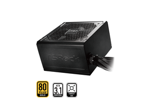 ASRock PRO Series PRO-650G 650 W ATX 3.1 Compatible 80 PLUS GOLD Certified Power Supply