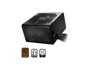 ASRock PRO Series PRO-650B 650 W ATX 3.1 Compatible 80 PLUS BRONZE Certified Power Supply