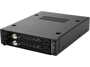 ICY DOCK Full Metal 2 x 2.5 SATA/SAS HDD & SSD Hot Swap Mobile Rack Backplane for 3.5 Front Drive Bay with Key Lock & Thumb Screw - ToughArmor EX MB492SKL-B ICY DOCK Full Metal 2 x 2.5 SATA/SAS HDD & SSD Hot Swap Mobile Rack Backplane for 3.5 Front Drive Bay with Key Lock & Thumb Screw - ToughArmor EX MB492SKL-B