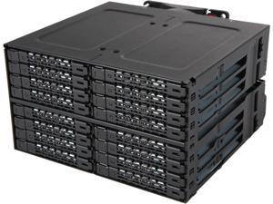 ICY DOCK ToughArmor MB516SP-B Rugged Full Metal 16 Bay 2.5" SAS/SATA SSD/HDD Backplane Cage for 2x External 5.25" Bay ICY DOCK ToughArmor MB516SP-B Rugged Full Metal 16 Bay 2.5" SAS/SATA SSD/HDD Backplane Cage for 2x External 5.25" Bay