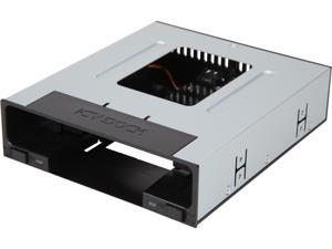ICY DOCK flexiDOCK MB795SP-B Tray-less 2.5" and 3.5" SAS/SATA SSD/HDD Docking Enclosure for External 5.25" Drive Bay