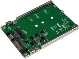 StarTech.com SAT32M225 M.2 SSD to 2.5in SATA Adapter Converter with Open Frame Housing and 7mm Height