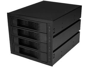 StarTech HSB43SATSASB 4 Bay 3.5" SATA SAS Backplane - 3 x 5.25in Bays - Trayless Mobile Rack - SATA Backplane - Removable Hard Drive Bay - HDD Rack StarTech HSB43SATSASB 4 Bay 3.5" SATA SAS Backplane - 3 x 5.25in Bays - Trayless Mobile Rack - SATA Backplane - Removable Hard Drive Bay - HDD Rack