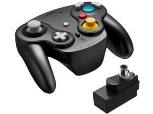 FirstPower Wireless Gamecube Controller Wavebird Style w/ Adapter for Nintendo NGC GC Black FirstPower Wireless Gamecube Controller Wavebird Style w/ Adapter for Nintendo NGC GC Black