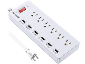 Poweradd Power Strip 6 Outlets 6 Smart USB Charging Ports Surge Protector USB Charger Power Rating 5V 6A Poweradd Power Strip 6 Outlets 6 Smart USB Charging Ports Surge Protector USB Charger Power Rating 5V 6A