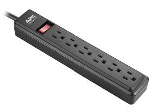 APC PZ62B Power Strip 6 Outlets 2.0 Feet Cord 120V - Black APC PZ62B Power Strip 6 Outlets 2.0 Feet Cord 120V - Black