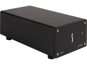 Sonnet Twin 10G SFP+ Thunderbolt 3 to Dual 10 Gigabit Ethernet Adapter (SFP+s sold separately) Sonnet Twin 10G SFP+ Thunderbolt 3 to Dual 10 Gigabit Ethernet Adapter (SFP+s sold separately)