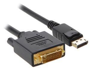 (6 Pack) DP-DVI-6 6 ft. DP DisplayPort Male to DVI Male Adapter Cable, Black (6 Pack) DP-DVI-6 6 ft. DP DisplayPort Male to DVI Male Adapter Cable, Black