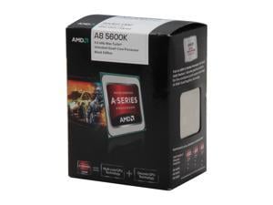 AMD A8-5600K - A-Series APU Trinity Quad-Core 3.6GHz (3.9GHz Turbo) Socket FM2 100W AMD Radeon HD 7560D Desktop APU (CPU + GPU) with DirectX 11 Graphic - AD560KWOHJBOX