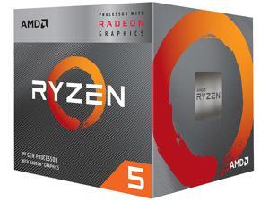 AMD Ryzen 5 2nd Gen with Radeon Graphics - RYZEN 5 3400G Picasso (Zen+) 4-Core 3.7 GHz (4.2 GHz Max Boost) Socket AM4 65W YD3400C5FHBOX Desktop Processor