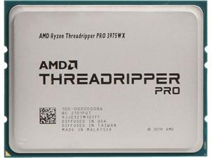 AMD Ryzen Threadripper PRO 3975WX 32-Core 3.5 GHz Socket sTRX4 280W 100-000000086 Desktop Processor (ABS Only)