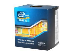 Intel Core i5-2500K - Core i5 2nd Gen Sandy Bridge Quad-Core 3.3GHz (3.7GHz Turbo Boost) LGA 1155 95W Intel HD Graphics 3000 Desktop Processor - BX80623I52500K