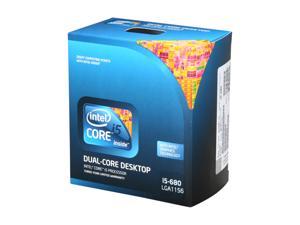 Intel Core i5-680 - Core i5 Clarkdale Dual-Core 3.6 GHz LGA 1156 73W Intel HD Graphics Desktop Processor - BX80616I5680
