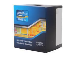 Intel Core i53570K  Core i5 3rd Gen Ivy Bridge QuadCore 34GHz 38GHz Turbo LGA 1155 77W Intel HD Graphics 4000 Desktop Processor  BX80637I53570K