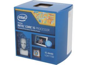 Intel Core i5-4440 - Core i5 4th Gen Haswell Quad-Core 3.1 GHz (3.3 GHz Turbo) LGA 1150 84W Intel HD Graphics 4600 Desktop Processor - BX80646I54440