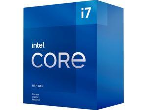 Intel Core i711700F  Core i7 11th Gen Rocket Lake 8Core 25 GHz LGA 1200 65W None Integrated Graphics Desktop Processor  BX8070811700F