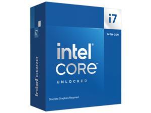 Intel Core i714700KF  Core i7 14th Gen 20Core 8P12E LGA 1700 125W None Integrated Graphics Desktop Processor  Boxed  BX8071514700KF