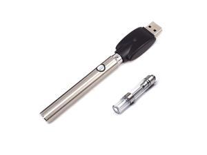 Silver Travel Backup Battery Kit - Universal 510 Thread Pen