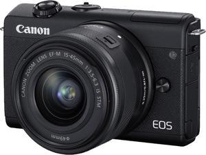 Canon EOS M200 24.1MP Mirrorless Digital Camera Black with 15-45mm + 32GB Accessory Kit