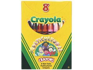 Crayola Multicultural Crayons, 8 Skin Tone Colors/Box Crayola Multicultural Crayons, 8 Skin Tone Colors/Box