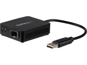 StarTech US100A20SFP USB to Fiber Optic Converter - Open SFP - 100 Mbps - Windows / Mac / Linux - USB to Ethernet Adapter - USB Network Adapter