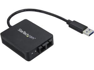 StarTech US1GA30SXSC USB to Fiber Optic Converter - 1000Base-SX SC - MM - Windows / Mac / Linux - USB 3.0 Ethernet Adapter - Network Adapter