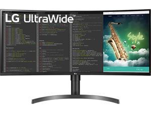 LG UltraWide 35BN75C-B 35" 2K 3440 x 1440 QHD 100Hz HDR USB Type-C, AMD FreeSync, Dynamic Action Sync, Black Stabilizer, MaxxAudio & Ergonomic Design Curved Gaming Monitor
