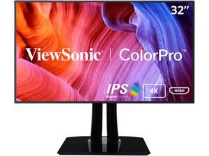 ViewSonic VP3268-4K 32 Inch Premium IPS 4K Monitor with Advanced Ergonomics, ColorPro 100% sRGB Rec 709, 14-bit 3D LUT, Eye Care, HDR10 Support, HDMI, USB, DisplayPort for Home and Office ViewSonic VP3268-4K 32 Inch Premium IPS 4K Monitor with Advanced Ergonomics, ColorPro 100% sRGB Rec 709, 14-bit 3D LUT, Eye Care, HDR10 Support, HDMI, USB, DisplayPort for Home and Office