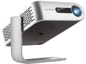 ViewSonic M1 Portable Projector with Auto Keystone Dual Harman Kardon Speakers HDMI USB Type C Auto Keystone Built-in Battery, Stream Netflix with Dongle