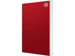 Seagate Backup Plus Slim STHN2000403 2TB Portable Hard Drive - 2.5" External - Red