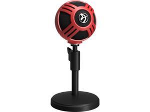 Arozzi Sfera Microphone (Red) - Cardioid Pattern, Boom Arm Compatible