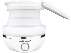 Brentwood Appliances KT-1508W .85-Quart Dual-Voltage Collapsible Travel Kettle (White) Brentwood Appliances KT-1508W .85-Quart Dual-Voltage Collapsible Travel Kettle (White)