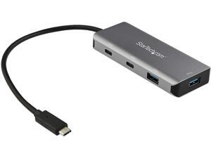 StarTech 4 Port USB C Hub 2x USB A & 2x USB-C SuperSpeed 10Gbps USB Bus Powered Type-C 3.2 Gen 2 Adapter Hub 9.8" 25cm Cable HB31C2A2CB