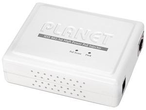 PLANET POE-161 IEEE 802.3at Gigabit High Power Over Ethernet Injector (10/100/1000 Mbps, Mid-Span, 30 Watts)