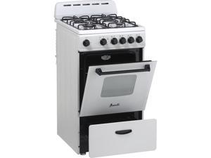 Avanti 20" White Gas Range Avanti 20" White Gas Range