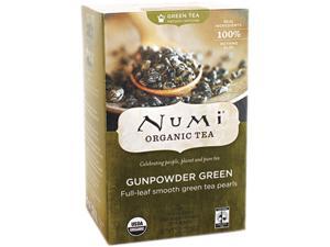 Num 10109 Organic Teas and Teasans, 1.27 oz, Gunpowder Green, 18/Box Num 10109 Organic Teas and Teasans, 1.27 oz, Gunpowder Green, 18/Box