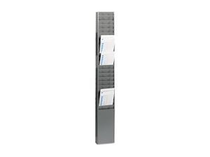 Steel Time Card Rack With Fixed 4-1/2" X 5" Pockets Steel Time Card Rack With Fixed 4-1/2" X 5" Pockets