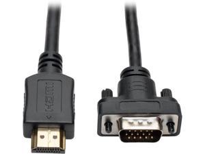 Tripp Lite HDMI to VGA Active Adapter Cable Low Profile HD15 M/M 1080p 3 ft. (P566-003-VGA)