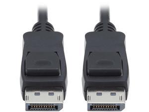 Tripp Lite DisplayPort 1.4 Cable with Latching Connectors 8K M/M Black 6 ft.