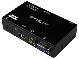 StarTech.com VS221VGA2HD 2x1 HDMI + VGA to HDMI Converter Switch w/ Automatic and Priority Switching - 1080p StarTech.com VS221VGA2HD 2x1 HDMI + VGA to HDMI Converter Switch w/ Automatic and Priority Switching - 1080p