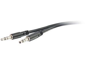 C2G 22601 6 ft. Slim Aux 3.5mm Male to Male Cable