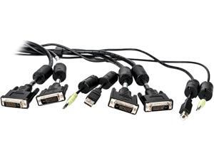 Vertiv Avocent USB Keyboard and Mouse, DVI-D and Audio Cable, 6 ft. with DPP Support for Vertiv Avocent SV and SC Series Switches Vertiv Avocent USB Keyboard and Mouse, DVI-D and Audio Cable, 6 ft. with DPP Support for Vertiv Avocent SV and SC Series Switches
