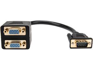 Rocstor Premium 1 ft VGA to 2x VGA Video Splitter Cable - M/F Rocstor Premium 1 ft VGA to 2x VGA Video Splitter Cable - M/F