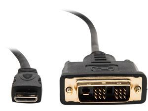 Rocstor Premium Y10C248-B1 10ft Mini HDMI to DVI-D M/M Cable, Black Rocstor Premium Y10C248-B1 10ft Mini HDMI to DVI-D M/M Cable, Black