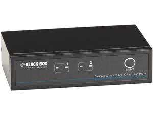 Black Box ServSwitch KVM Switch DT DisplayPort with USB and Audio 2-Port