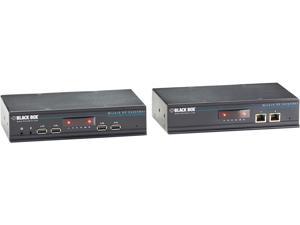 Black Box ACU5800A Black Box Dual-Head DisplayPort KVM Extender over CATx - 1 Computer(s) - 1 Remote User(s) - 492 ft Range - 6 x Network (RJ-45) - 6 x USB
