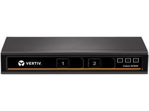 Avocent SC820-001 Secure 4K UHD KVM 2-Port DVI-I EAL4+ NIAP TAA Compliant Avocent SC820-001 Secure 4K UHD KVM 2-Port DVI-I EAL4+ NIAP TAA Compliant